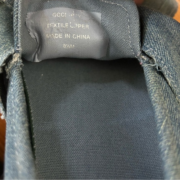 G by Guess Slip On Shoes Women’s 8.5M Blue Denim Sneakers Platform With Bow - Picture 3 of 8